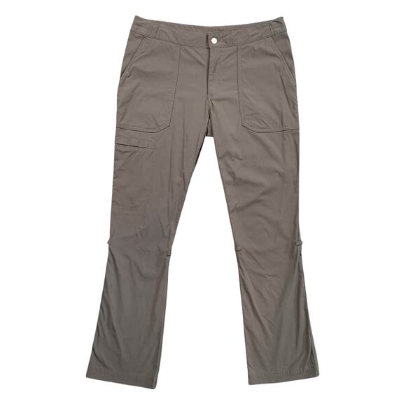 Columbia Pants Womens 10 Short Gray Climber Canyon Roll Up Convertible Capri - Picture 1 of 14